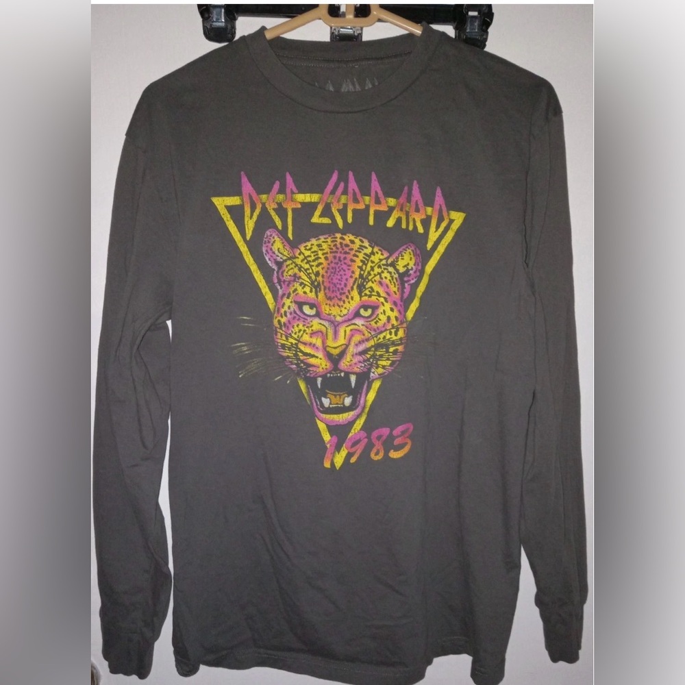 1983 Def Leppard Long Sleeve Tee - Black